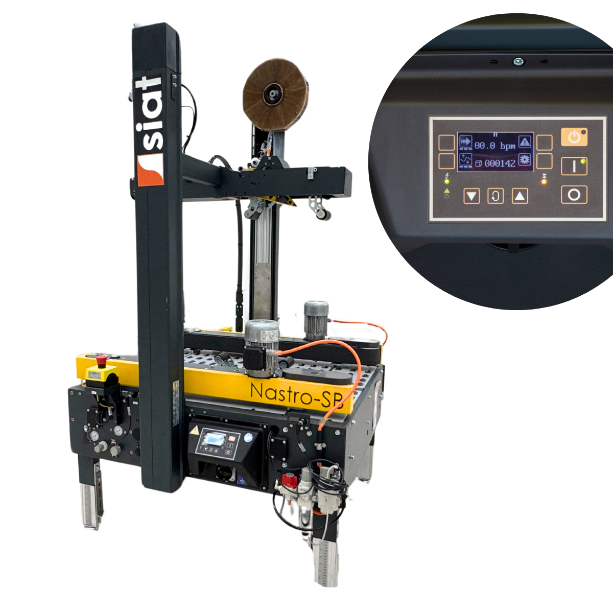 NASTRO-SB™ – R High-Performance Semi-Automatic Case Sealing Machines for Small, Medium, Large, and King Random Boxes