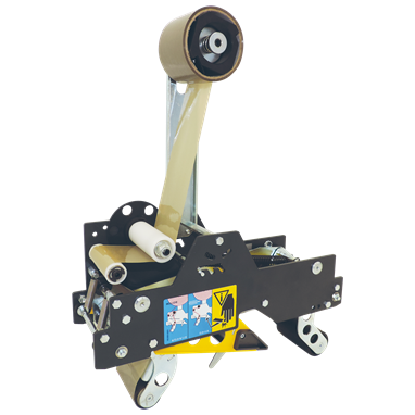 K-SERIES TAPING UNITS With SIAT K taping units is possible to process different types of tape from PVC, PP, to PAPER and on different sizes from 30 to 75 mm.