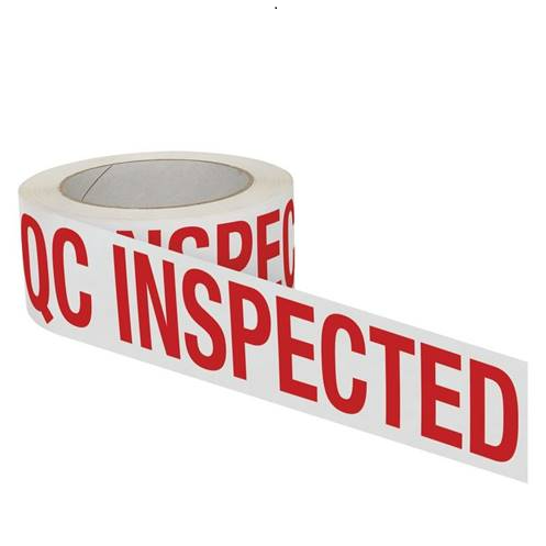 Printed QC Inspected Tape