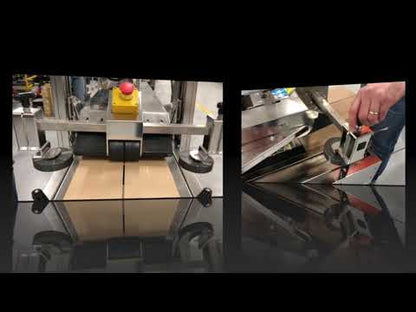 SM2-I Semi-Automatic Case Sealer with Manual Adjustment Made In Stainless Steel